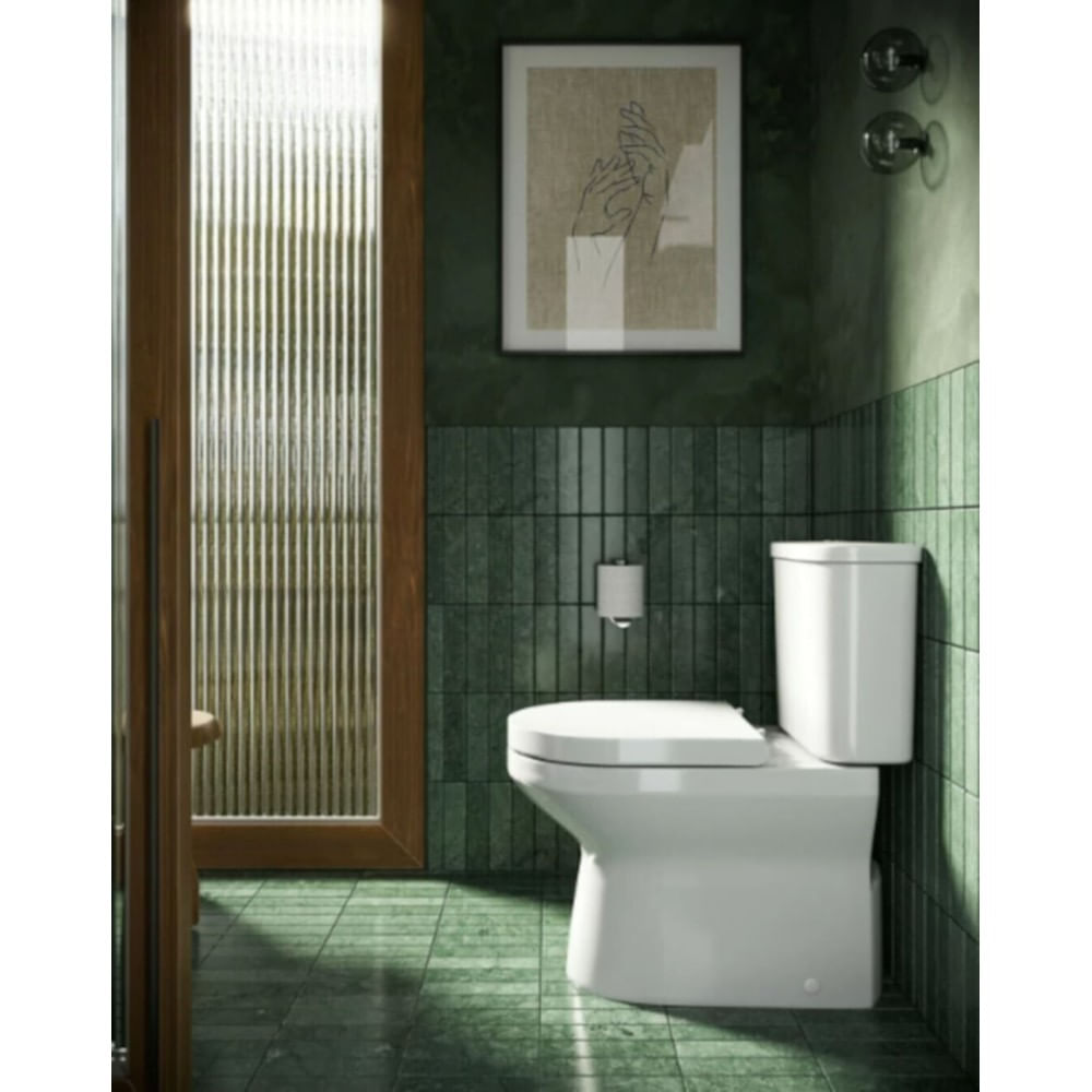 Vaso Sanitário com Caixa Acoplada Span Round Branco Kohler