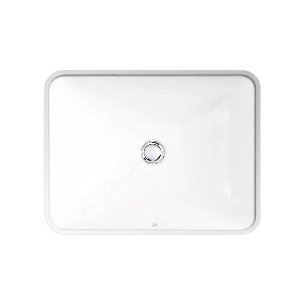 Cuba De Embutir Retangular Caxton 44X33Cm Branco Kohler