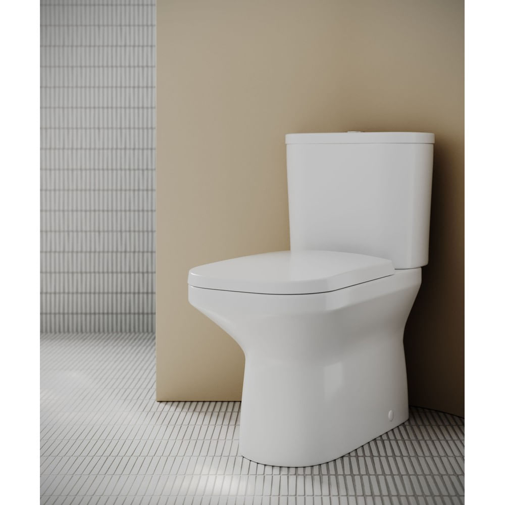 Vaso Sanitário com Caixa Acoplada Span Square Branco Kohler