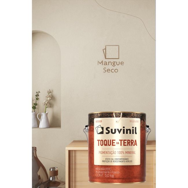 Textura Efeito Toque de Terra Mangue Seco Fosco 5kg Suvinil