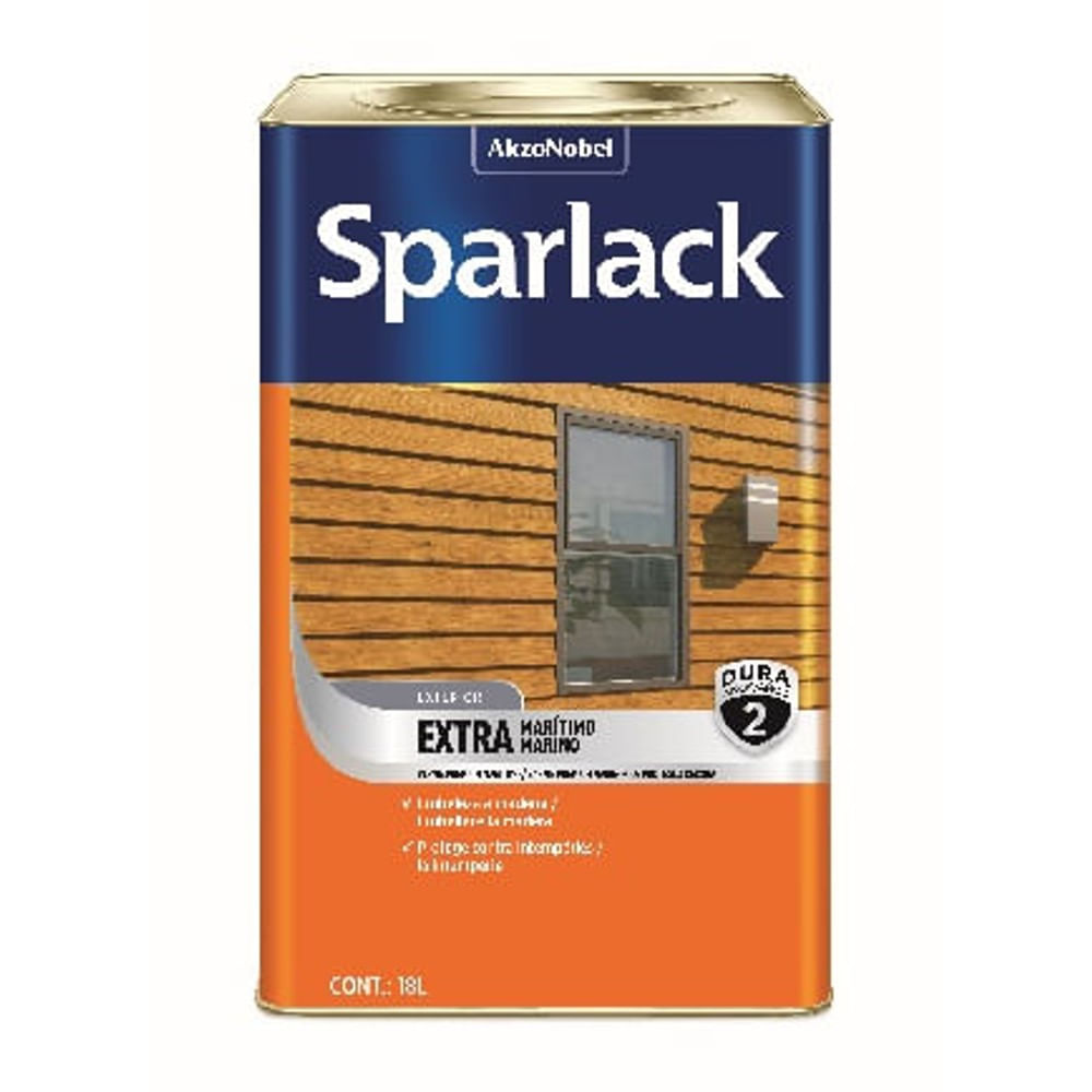 Verniz Extra Marítimo Premium para Madeira Transparente Brilhante 18l Sparlack
