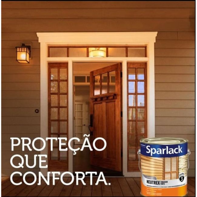 Verniz Premium Neutrex 3 Anos para Madeira Imbuia Brilhante 900ml Sparlack
