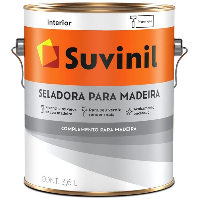 Seladora para Madeira Extra Incolor 3,6l Suvinil