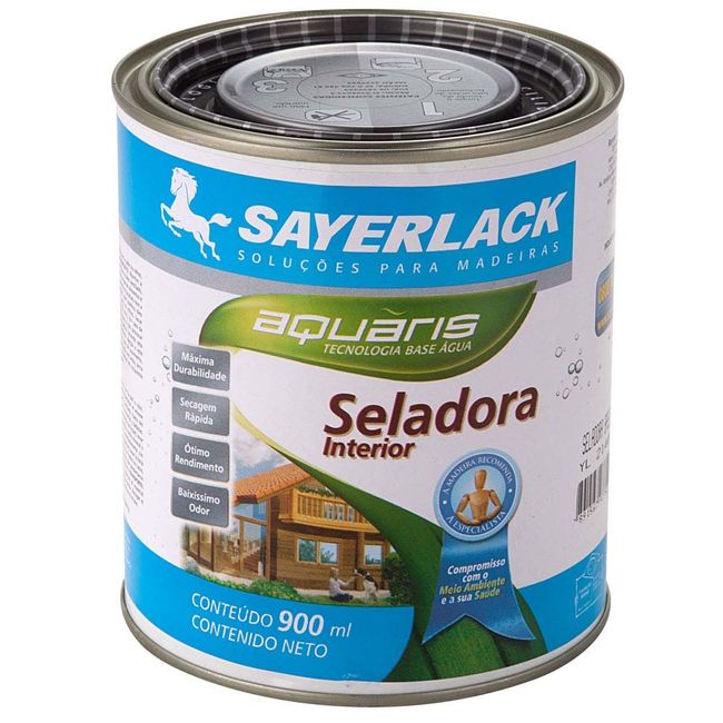 Seladora para Madeira Base Água Incolor 900ml Sayerlack