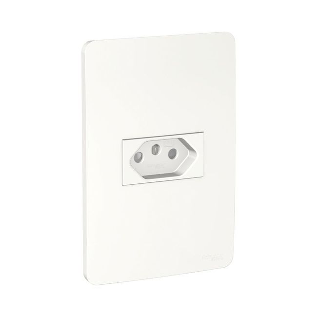 Conjunto Tomada Branco 2p T 20a 250v Branco Orion Schneider