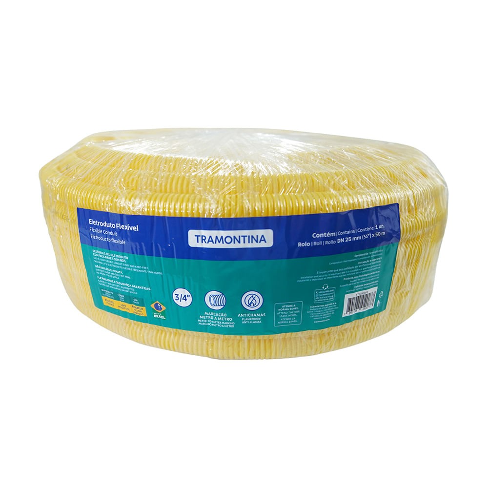 Corrugado Leve Dn25 3/4" 50M Tramontina