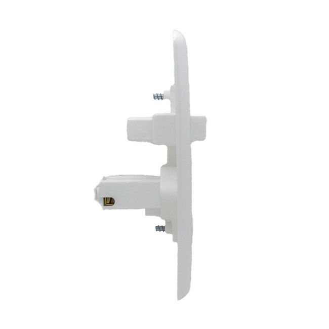 Interruptor Simples Com Tomada 2pt 10a Placa 4x2 Monaco Dicompel