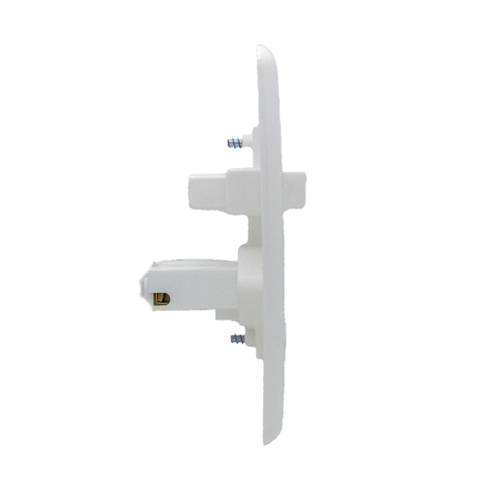 Interruptor Simples Com Tomada 2pt 10a Placa 4x2 Monaco Dicompel