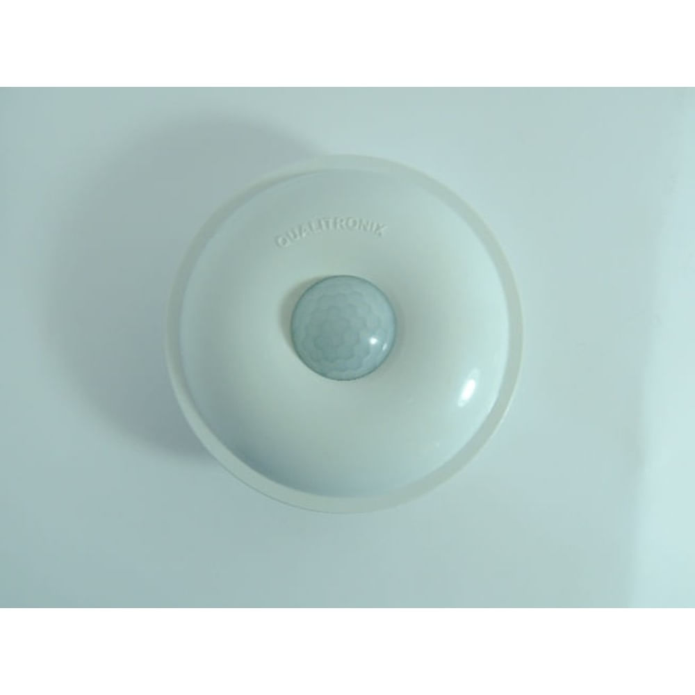 Sensor de Presença Microcontrolado 360º de Embutir com Fotocélula Qualitronix