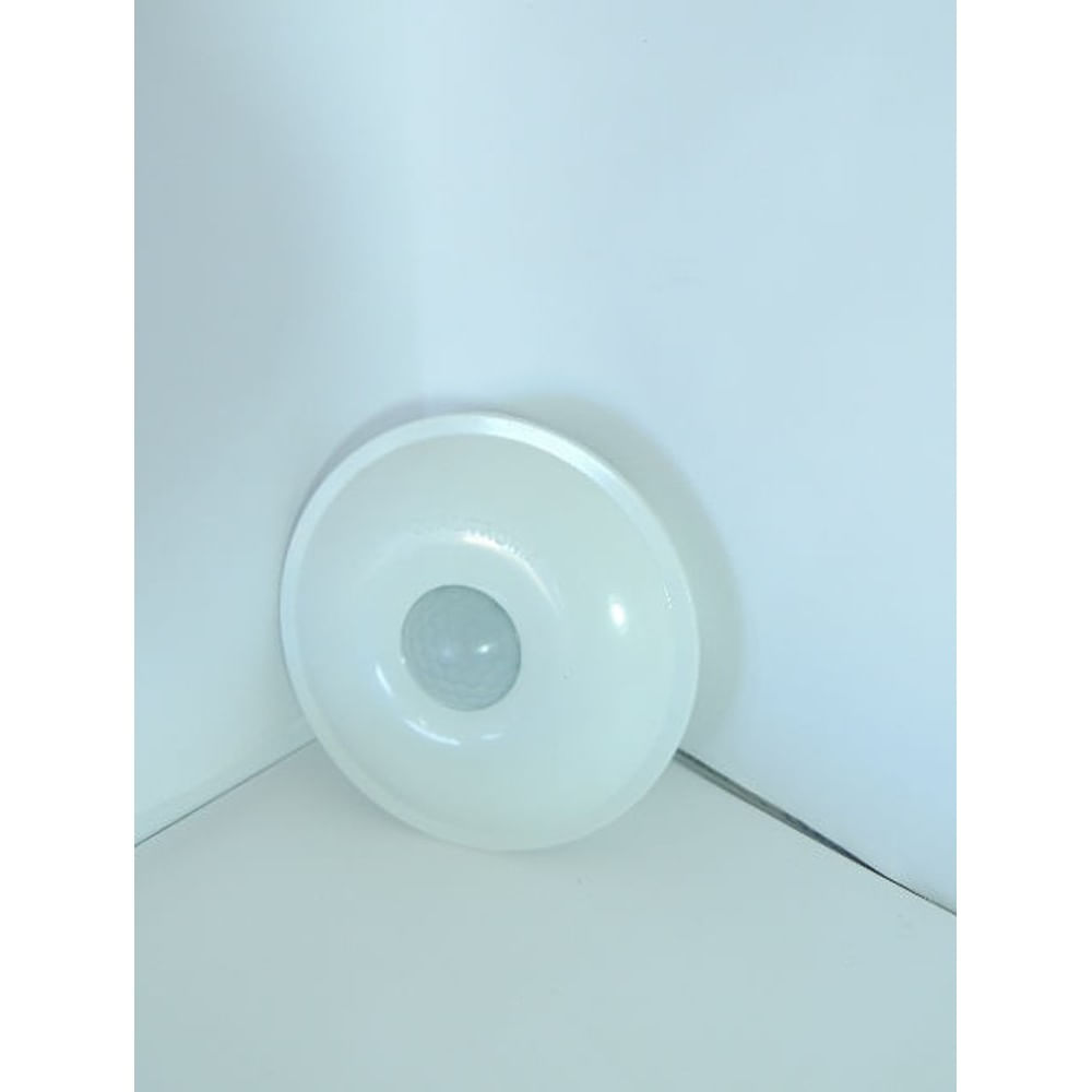 Sensor de Presença Microcontrolado 360º de Embutir com Fotocélula Qualitronix