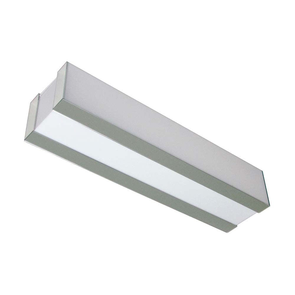 Arandela Bilbão Retangular para 2 Lâmpadas E27 44x11cm Tualux