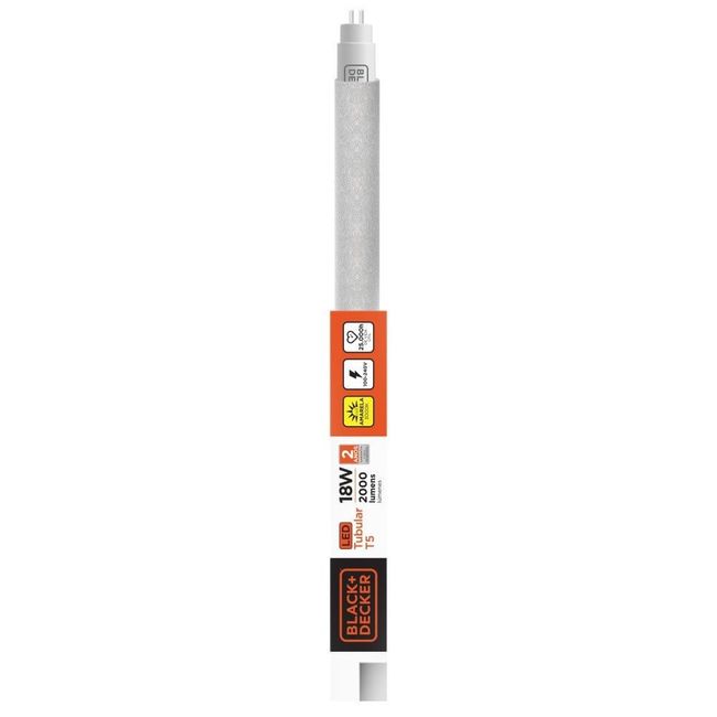 Lampada Led Tubular T5 18W 3000K 120Cm Bivolt Black Decker