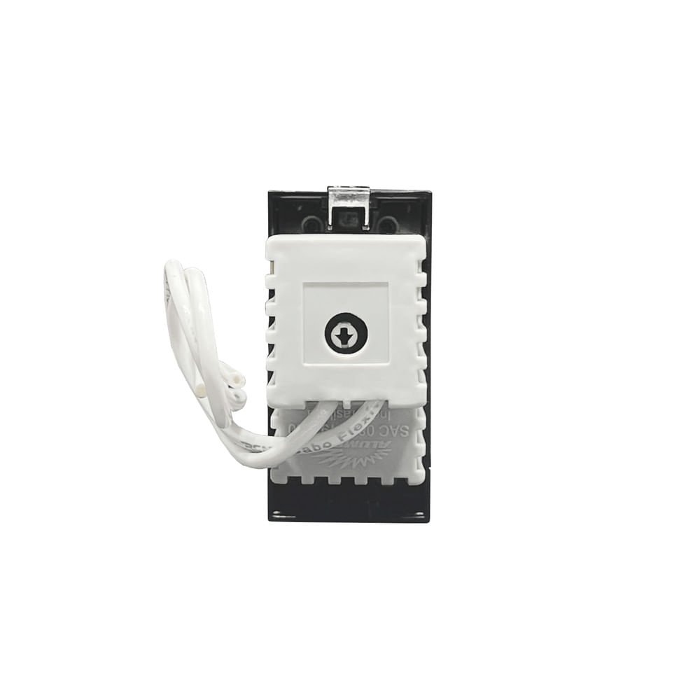 Dimmer Bivolt 1 Módulo Linha Inova Pro Black Piano Alumbra