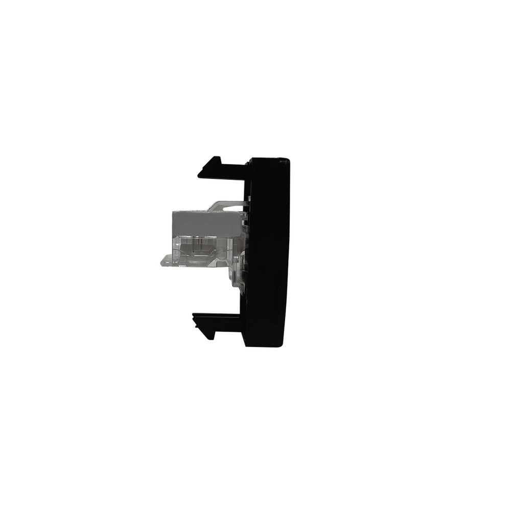 Módulo Rj45 Cat 5E Linha Inova Pro Black Piano Alumbra