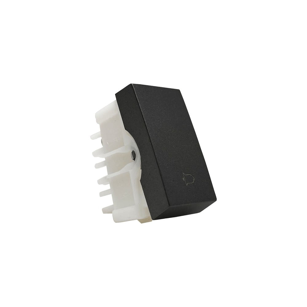 Módulo Interruptor Pulsador Campainha Inova Pró Class Grafite Alumbra