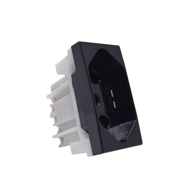 Módulo Tomada 2p T 20a Linha Inova Pro Black Piano Alumbra