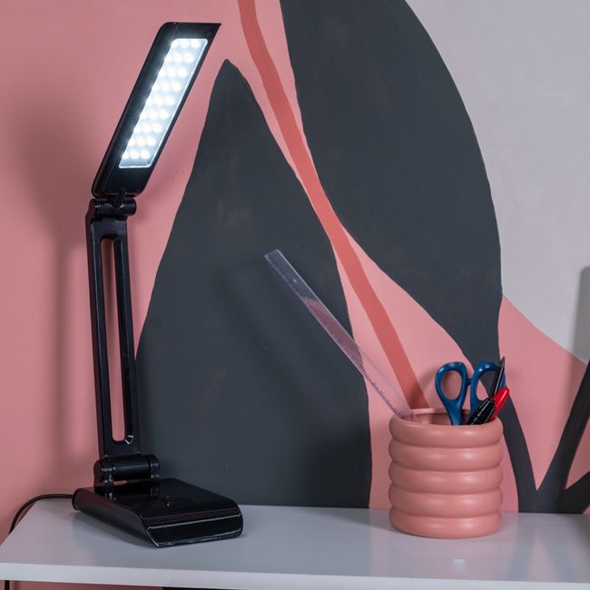 Luminária De Mesa Pelicano Led 4W Preto Bivolt LLumm Bronzearte