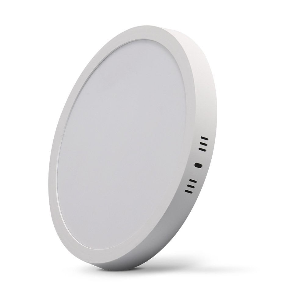 Painel Led Eco Branco Sobrepor 24W Redondo 6500K Bivolt  Black Decker