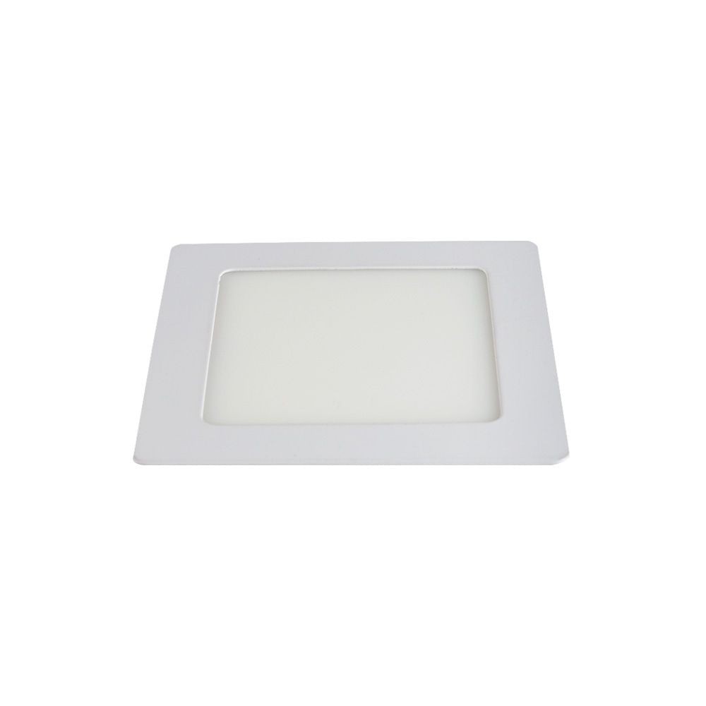 Painel Embutir Slim Led Quadrado 6W 3000K 120° IP20 Bivolt LLumm Bronzearte