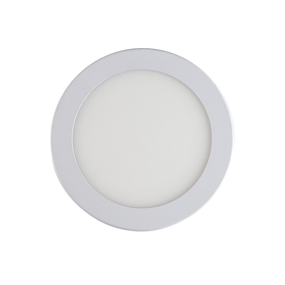 Painel Embutir Slim Led Redondo 6W 6500K 12cm IP20 Bivolt LLumm Bronzearte