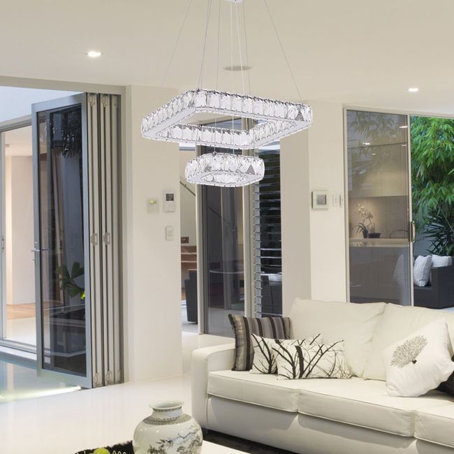 Pendente ToKyo Led Quadrado 02 Luzes 35W LLumm Bronzearte