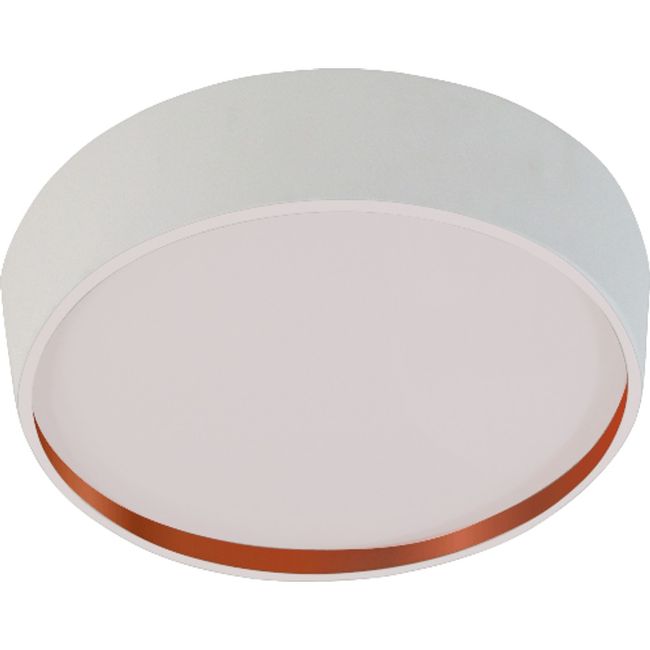 Plafon Ravena 04 Branco Cobre Diam 45Cm Para 04 Lampadas E27 Tualux