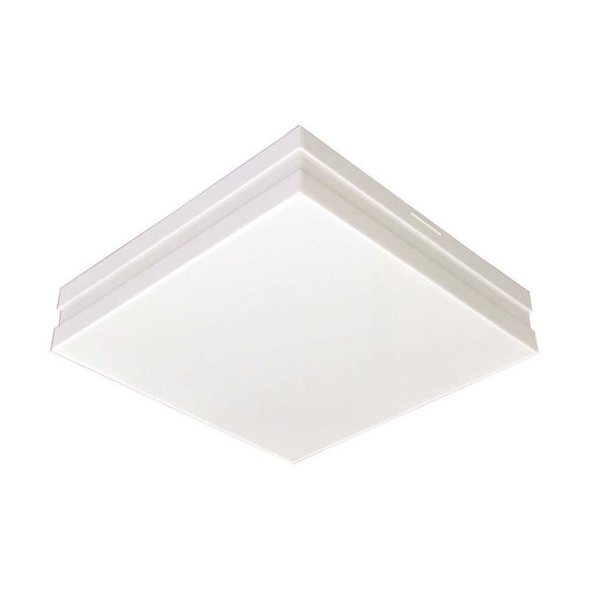 Plafon quadrado 36x36CM 20W Bilbão 4XE27 branco Tualux
