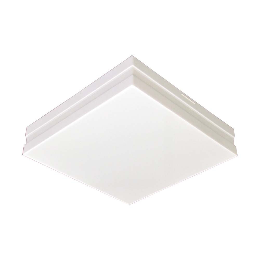 Plafon quadrado 36x36CM 20W Bilbão 4XE27 branco Tualux