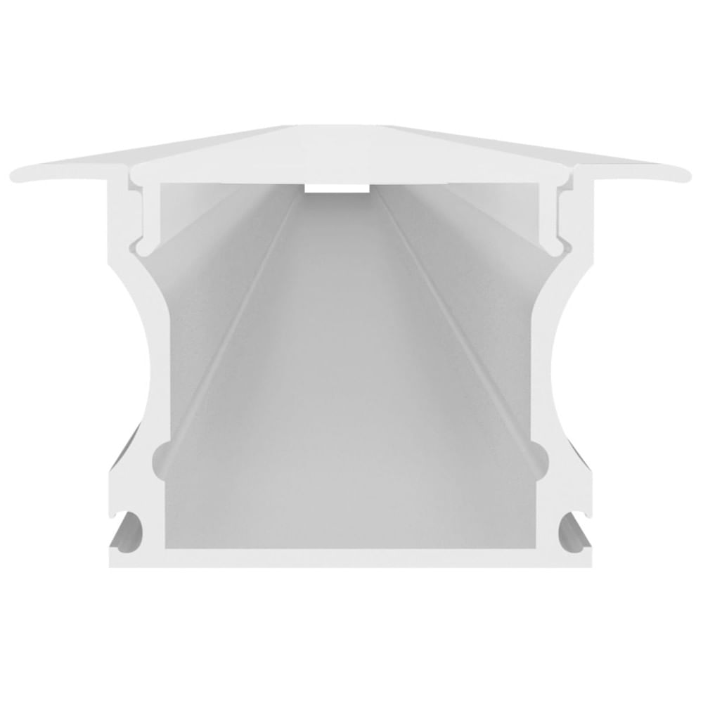 Perfil De Embutir Aluminio 3M 24,2X14,3Mm Branco Llumm Bronzearte