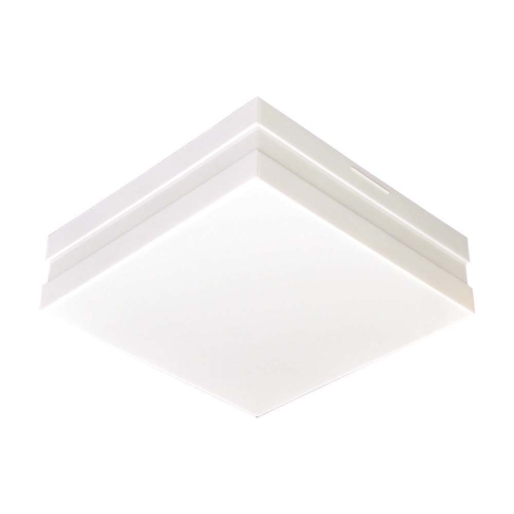 Plafon quadrado 26x26CM Bilbão 20W 2XE27 branco Tualux