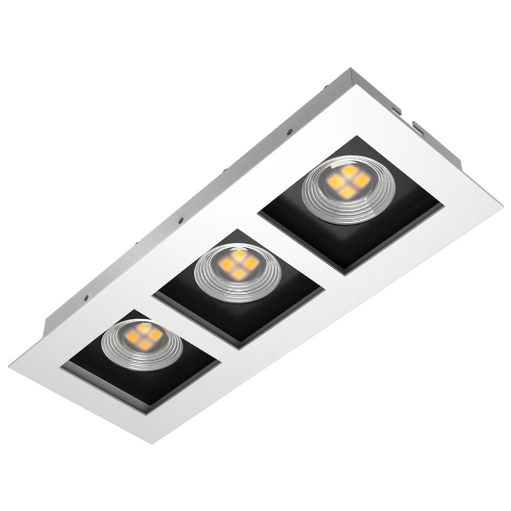Spot de embutir par20 3 luzes e-27 bcm - ptm ORLUCE