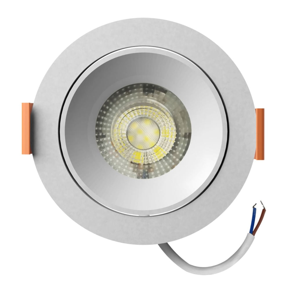 Telhanorte | Spot Embutir Easy Led 7W Redondo 3K Branco