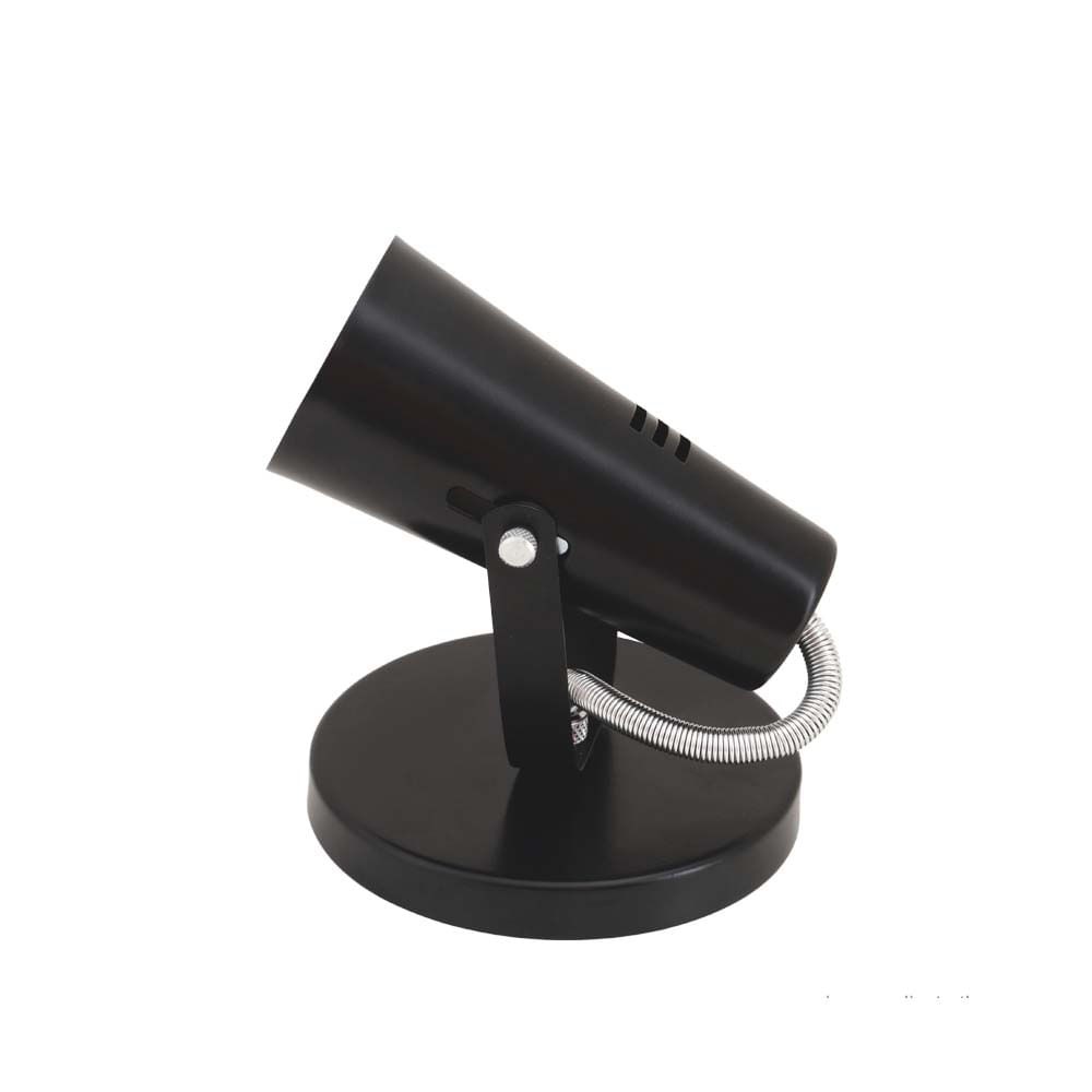 Spot Focus para 1 lâmpada E27 preto Auremar