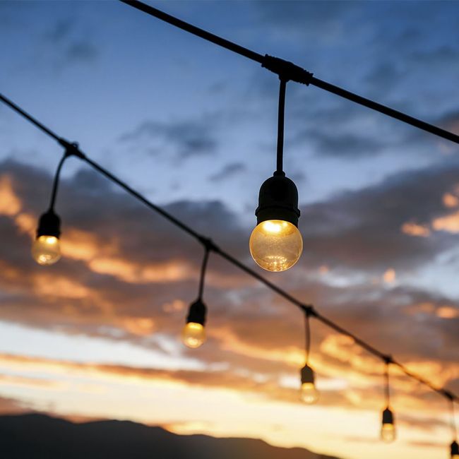 Cordão de Luzes Taschibra com 8 Soquetes E27