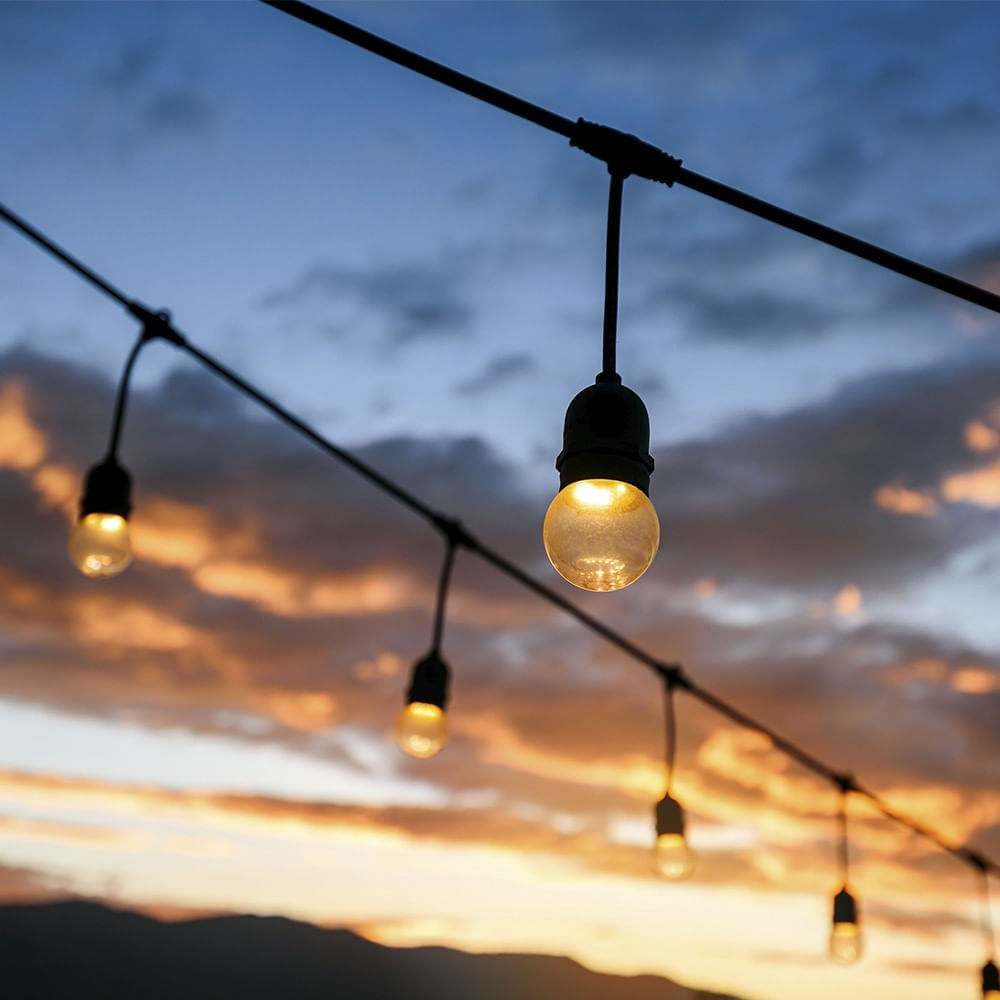 Cordão de Luzes Taschibra com 8 Soquetes E27