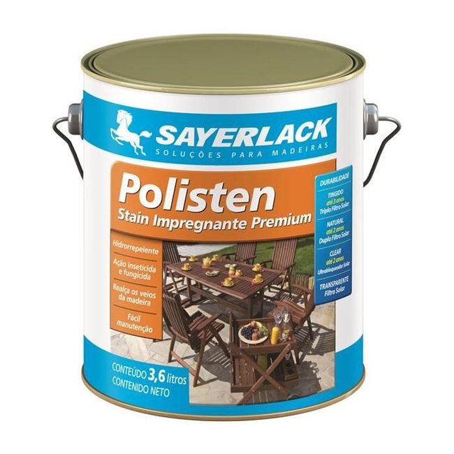 Stain Impregnante Transparent 3,6lt Polistein  Sayerlack