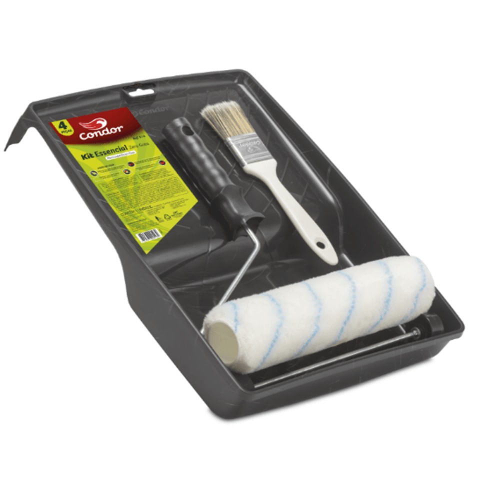 Kit de Pintura Parede Lisa 4 Peças Condor 816 Essencial