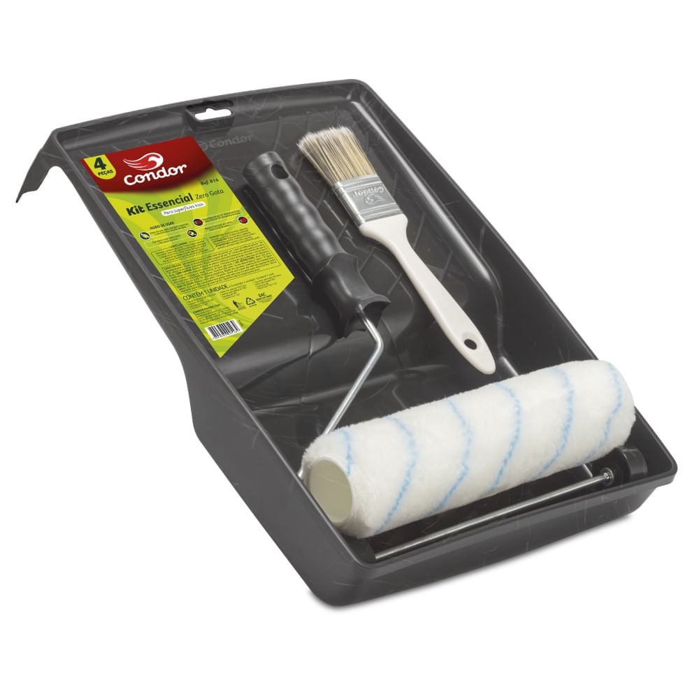 Kit de Pintura Parede Lisa 4 Peças Condor 816 Essencial