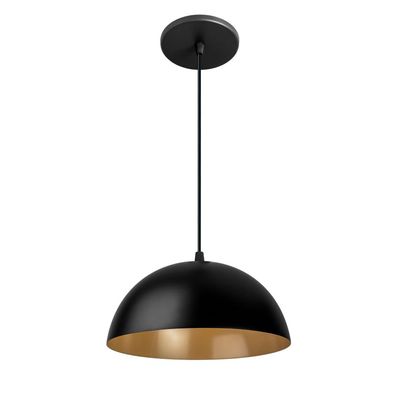 Pendente-Cleo-Aluminio-30X14Cm-Int-Dourado-Preto-Liso-Blumenau-2619270-1