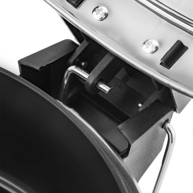 Lixeira Inox Com Pedal 20L Redonda Coisas E Coisinhas