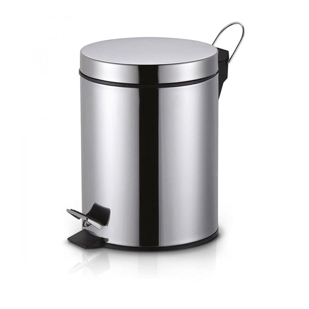Lixeira de Inox com Pedal 12 Litros Coisas e Coisinhas