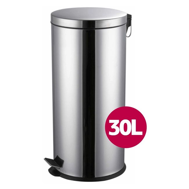 Lixeira de Inox com Pedal 30 Litros Coisas e Coisinhas