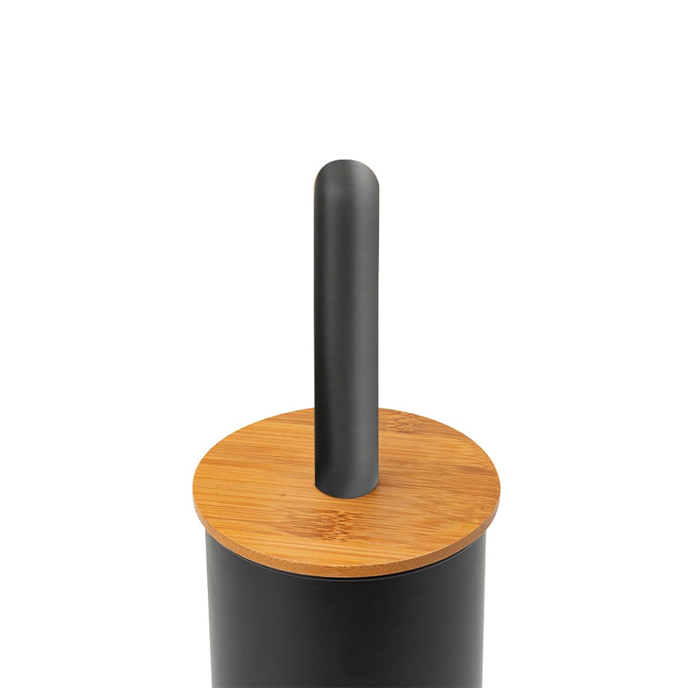 Escova Sanitária Com Suporte Preta Coisas E Coisinhas