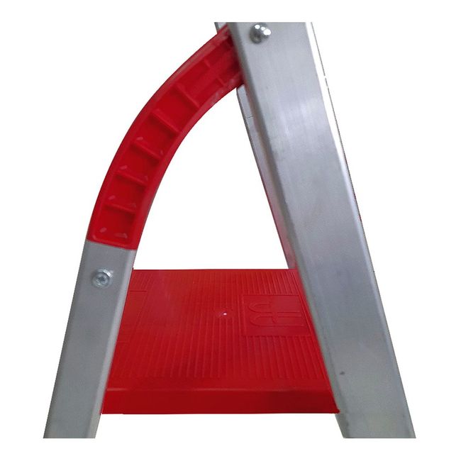 Escada de Alumínio Com 7 Degraus Anti Derrapante e Trava Lateral Art Factory