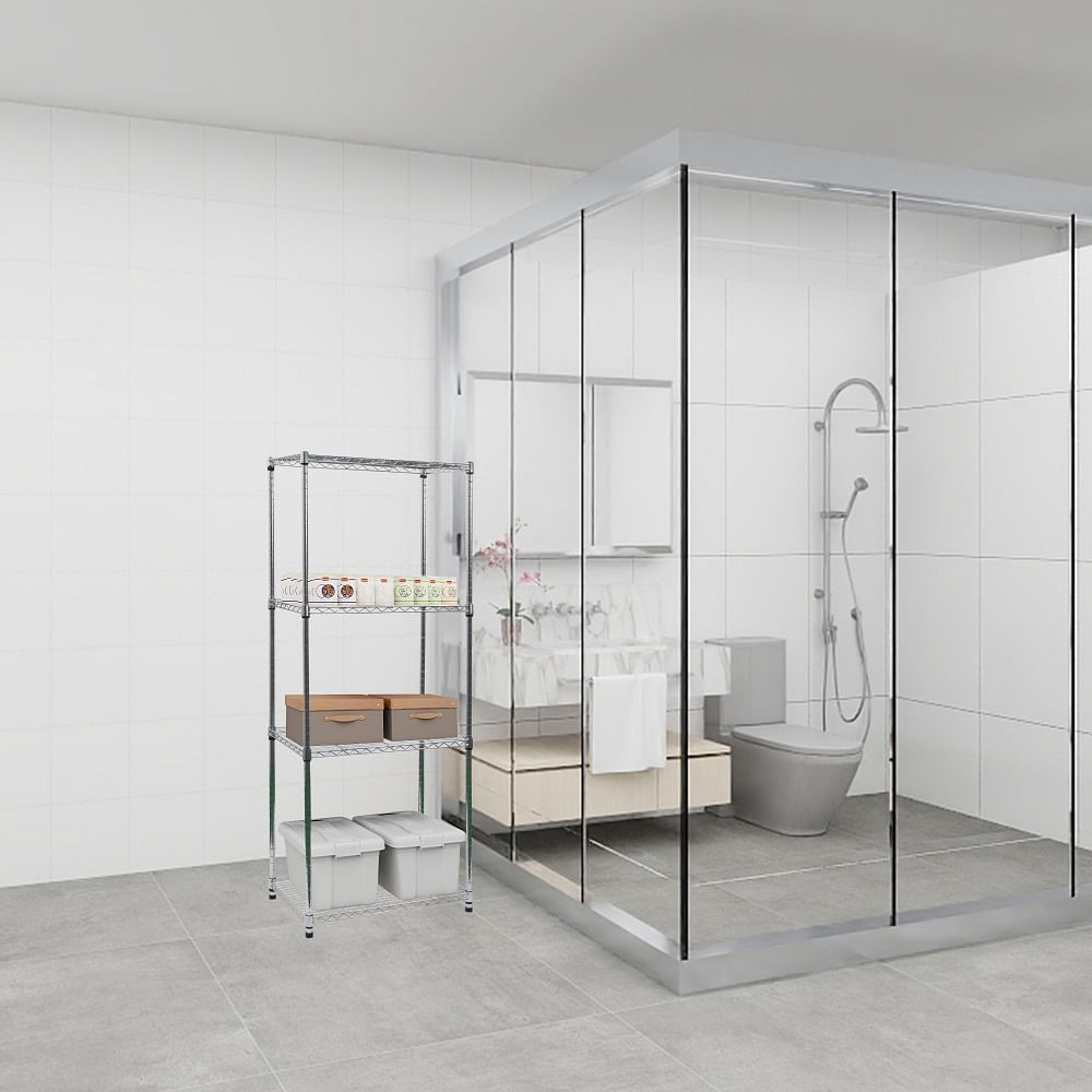 Estante De Aço Com 4 Prateleiras Alterna