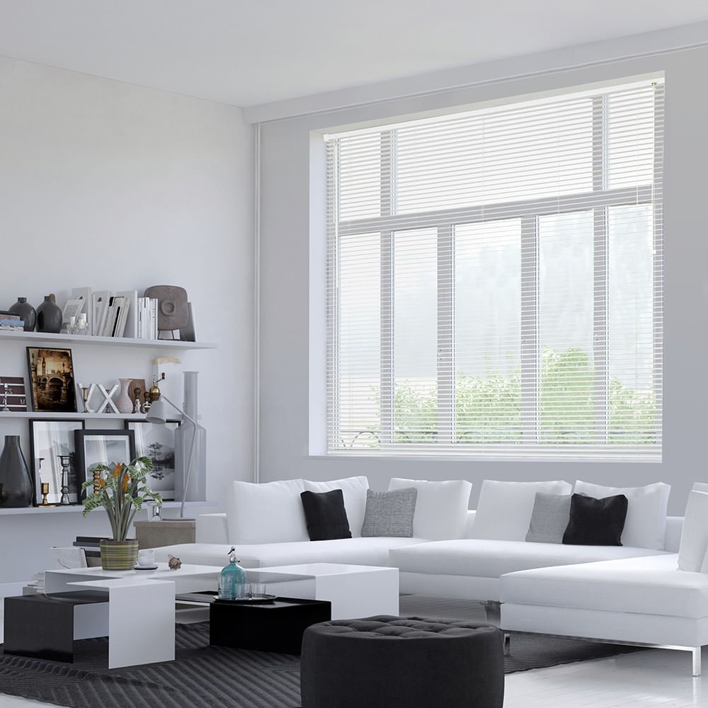 Persiana Premier em PVC 140x160cm Branca Evolux