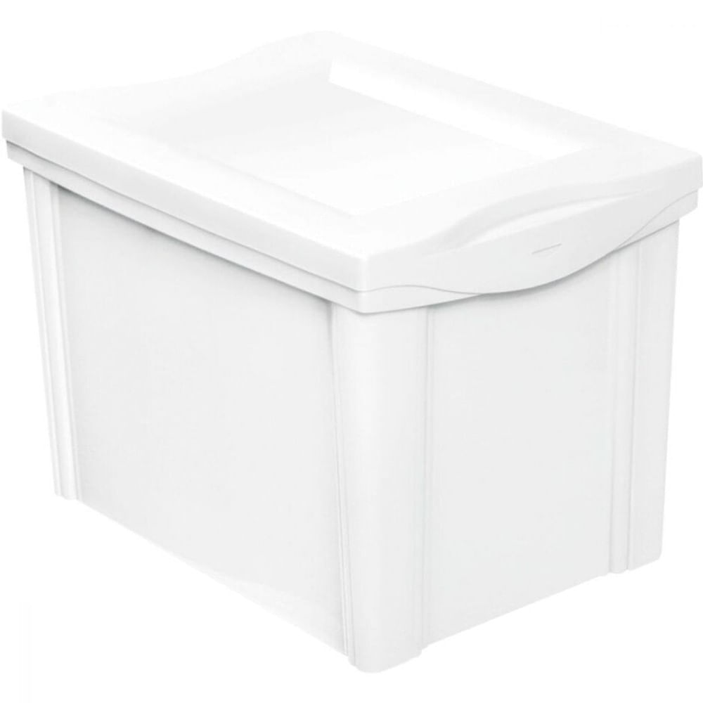 Organizador Alto 30 Litros Radical Color Branco Ordene