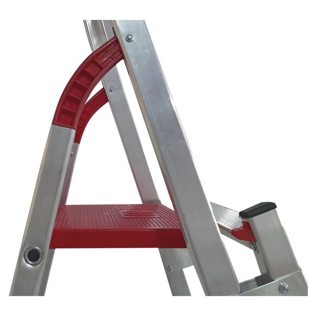 Escada de Alumínio Com 3 Degraus Duplos Com Reforço e Trava Lateral Art Factory