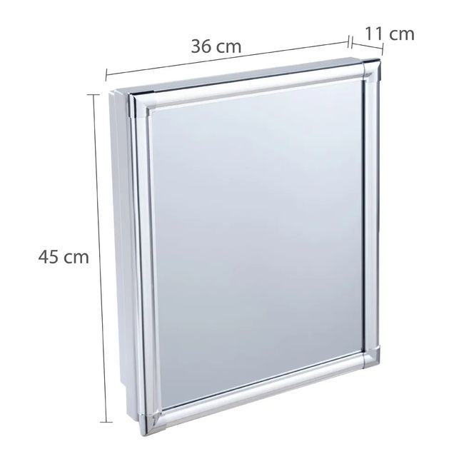 Armário Plástico Versátil Alumínio 36x10x45cm Cinza Astra