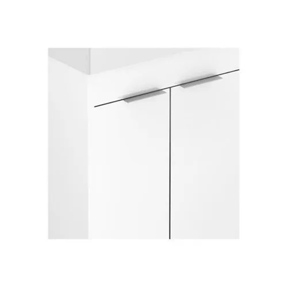 Gabinete Celite para Banheiro com Lavatório e Espelheira Saveiro 22x40cm Branco